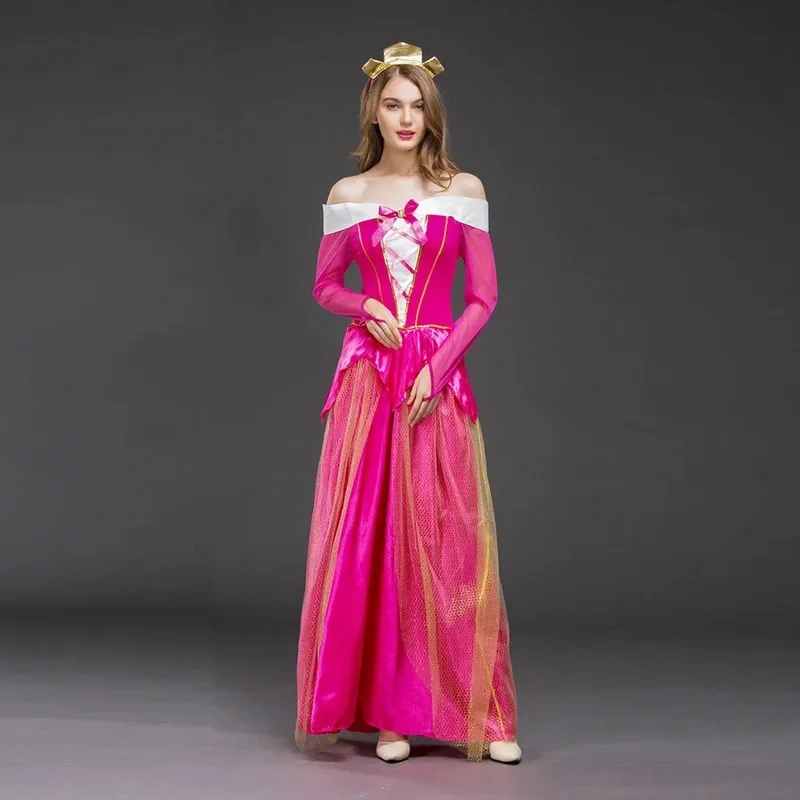 Aurora Gorgeous For Halloween Party Fancy Dress Adult Costume Women Deluxe Pink Sleeping Beauty Princess yy:89
Aurora Gorgeous For Halloween Party Fancy Dress Adult Costume Women Deluxe Pink Sleeping Beauty Princess yy:89