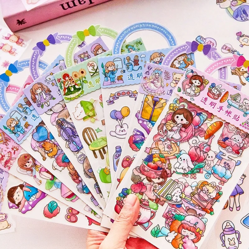 Cute Cartoon Journal Sticker Pack Assorted 3pcs/pack Self-Adhesive Decorative for Scrapbooking Student Gift
Cute Cartoon Journal Sticker Pack Assorted 3pcs/pack Self-Adhesive Decorative for Scrapbooking Student Gift