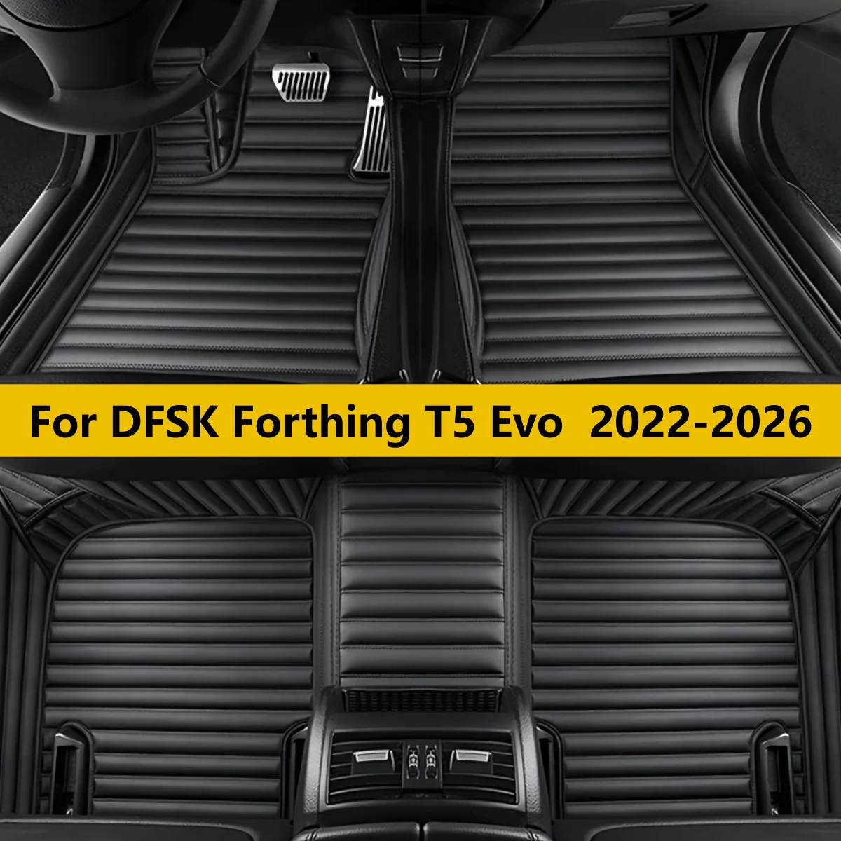 Автомобильные коврики для DFSK Forthing T5 Evo, Forthing 5 Friday EV 2022-2026, всепогодные, водонепроницаемые
Автомобильные коврики для DFSK Forthing T5 Evo, Forthing 5 Friday EV 2022-2026, всепогодные, водонепроницаемые