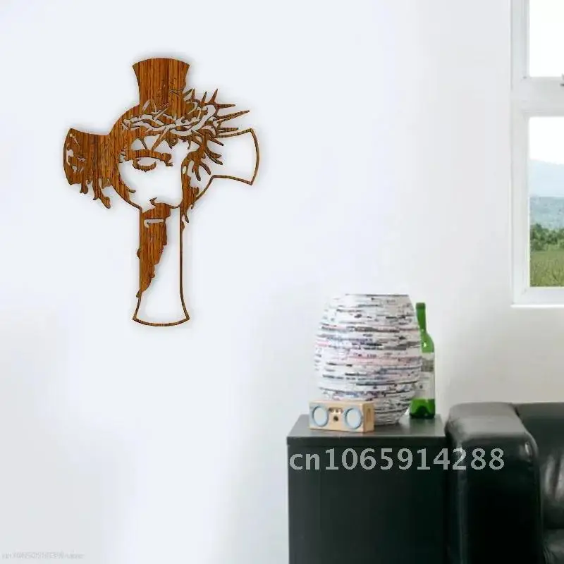 New Cross Hole Wood Wall Art Craft Decoration For Home Wooden Carving Hook Art Design Openwork Religious Christian Wall Hangings
New Cross Hole Wood Wall Art Craft Decoration For Home Wooden Carving Hook Art Design Openwork Religious Christian Wall Hangings