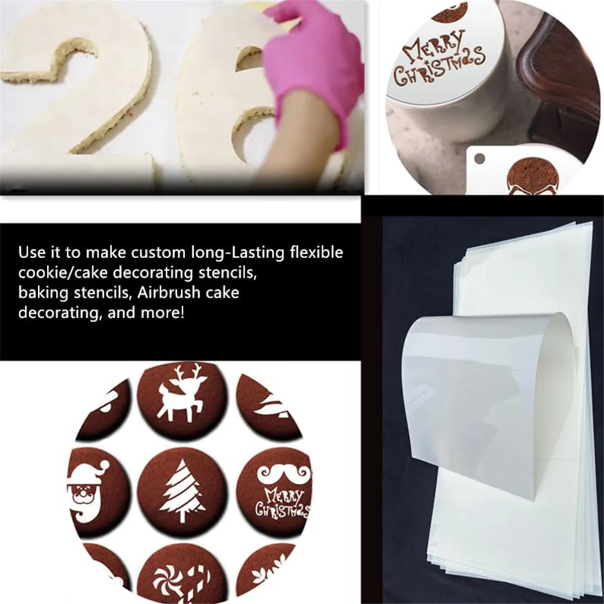 A790Z Полупрозрачный пустой майларовый трафаретный лист для резки, 10 шт., 12x24 дюйма, толщина 7,5 мил/0,19 мм. Режущие машины
A790Z Полупрозрачный пустой майларовый трафаретный лист для резки, 10 шт., 12x24 дюйма, толщина 7,5 мил/0,19 мм. Режущие машины