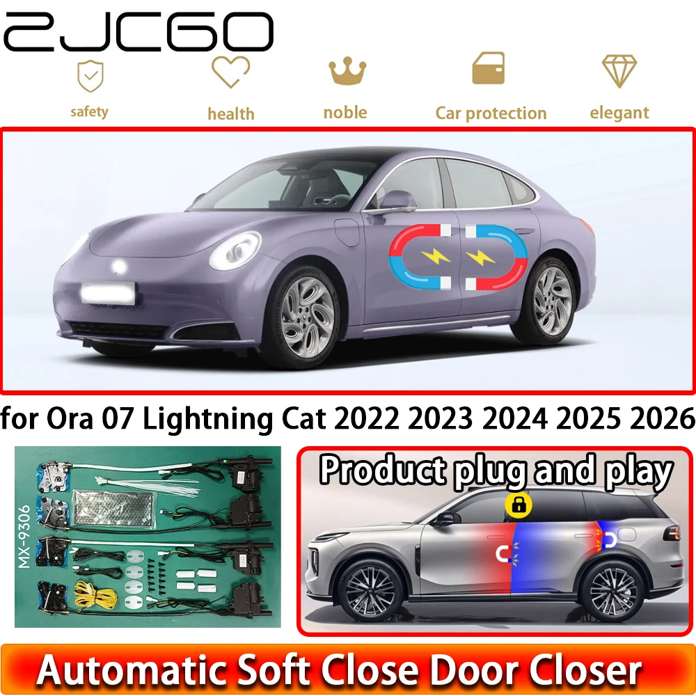 Система автоматического доводчика дверей OEM для Ora 07 Lightning Cat 2022-2026: комплект с функцией мягкого закрывания и автоматическим открыванием
Система автоматического доводчика дверей OEM для Ora 07 Lightning Cat 2022-2026: комплект с функцией мягкого закрывания и автоматическим открыванием