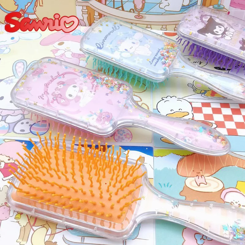 Sanrio Kuromi Children Hair Comb Cartoon Portable Girl Hair Brush Comb Kawaii Cute Anti-static Pointed Tail Combs Xmas Gifts
Sanrio Kuromi Children Hair Comb Cartoon Portable Girl Hair Brush Comb Kawaii Cute Anti-static Pointed Tail Combs Xmas Gifts