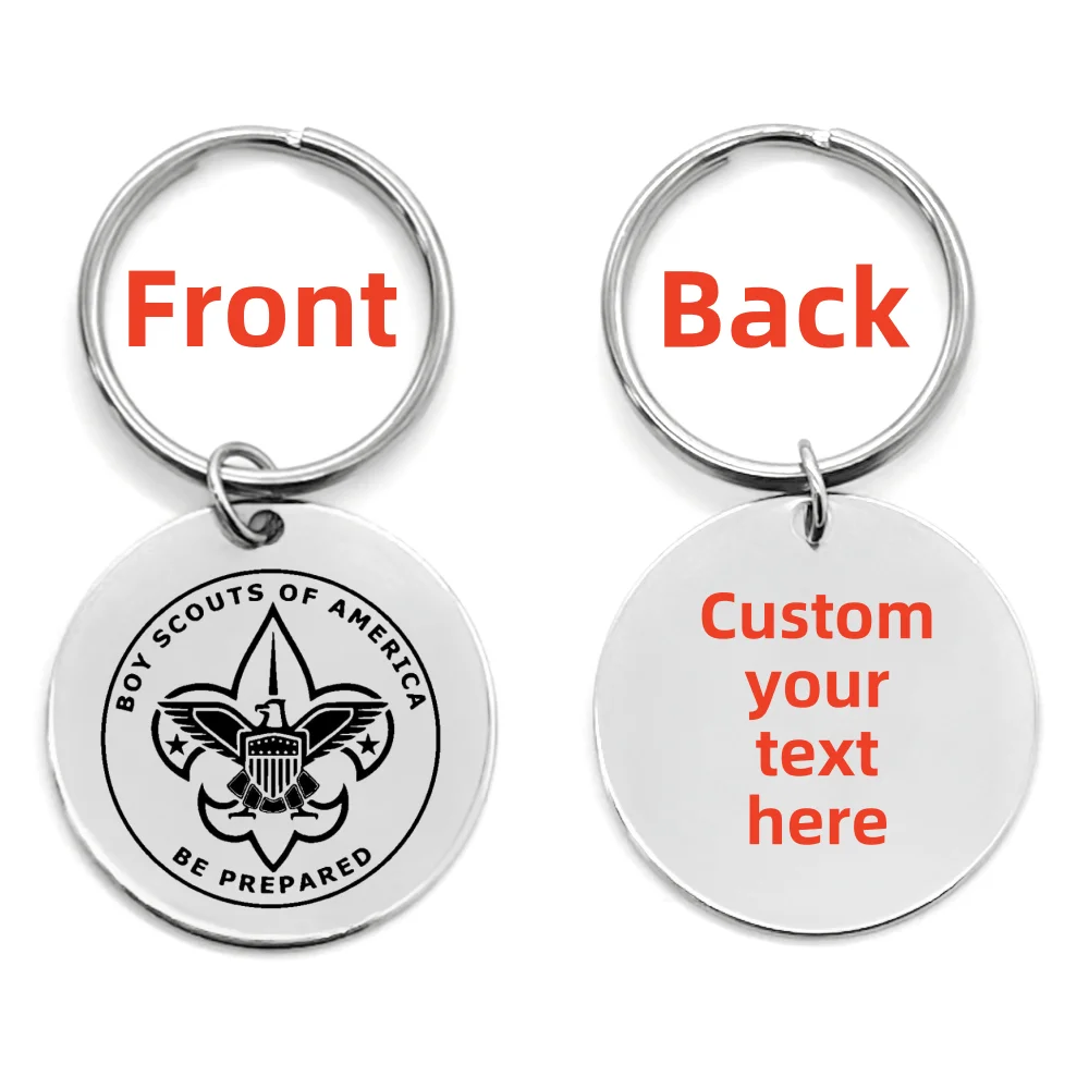 Classic Personalized Scout Keychain Custom Text Laser Engraved Stainless Steel Key Ring Scouting Souvenirs Stuff Gifts
Classic Personalized Scout Keychain Custom Text Laser Engraved Stainless Steel Key Ring Scouting Souvenirs Stuff Gifts
