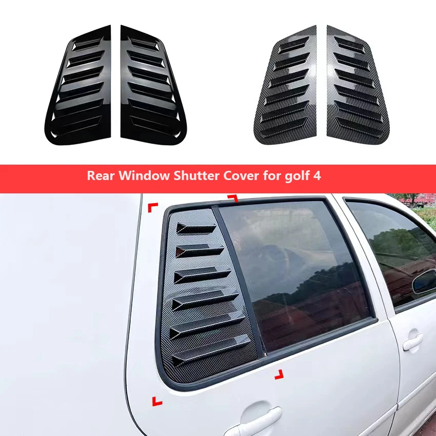 Car Rear Window Shutter Cover TrimWindow Louver Side Vent Trim For Volkswagen VW Golf 4 MK4 1997-2005
Car Rear Window Shutter Cover TrimWindow Louver Side Vent Trim For Volkswagen VW Golf 4 MK4 1997-2005