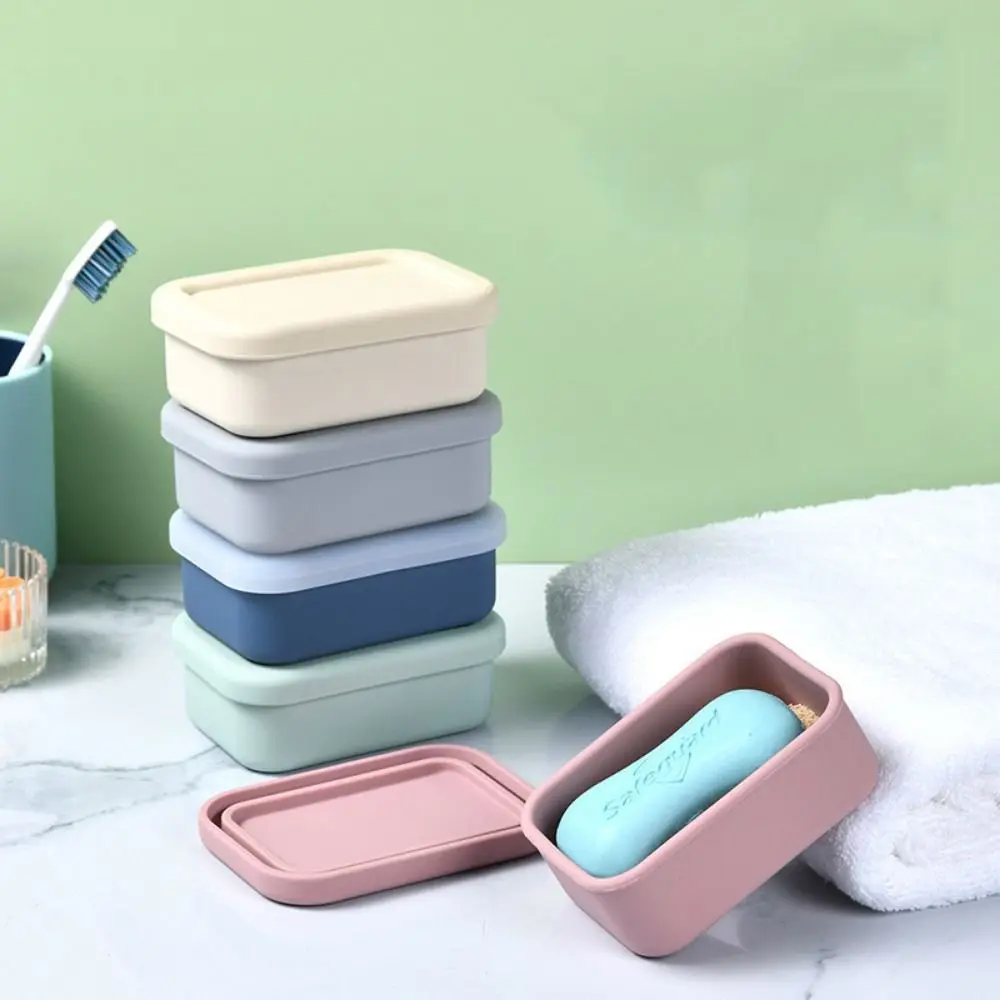 Portable Square Travel Soap Box with Lid Self Draining Drain Soap Dish Keep Soap Dry and Cleanings Silicone Storage Box Kitchen
Portable Square Travel Soap Box with Lid Self Draining Drain Soap Dish Keep Soap Dry and Cleanings Silicone Storage Box Kitchen