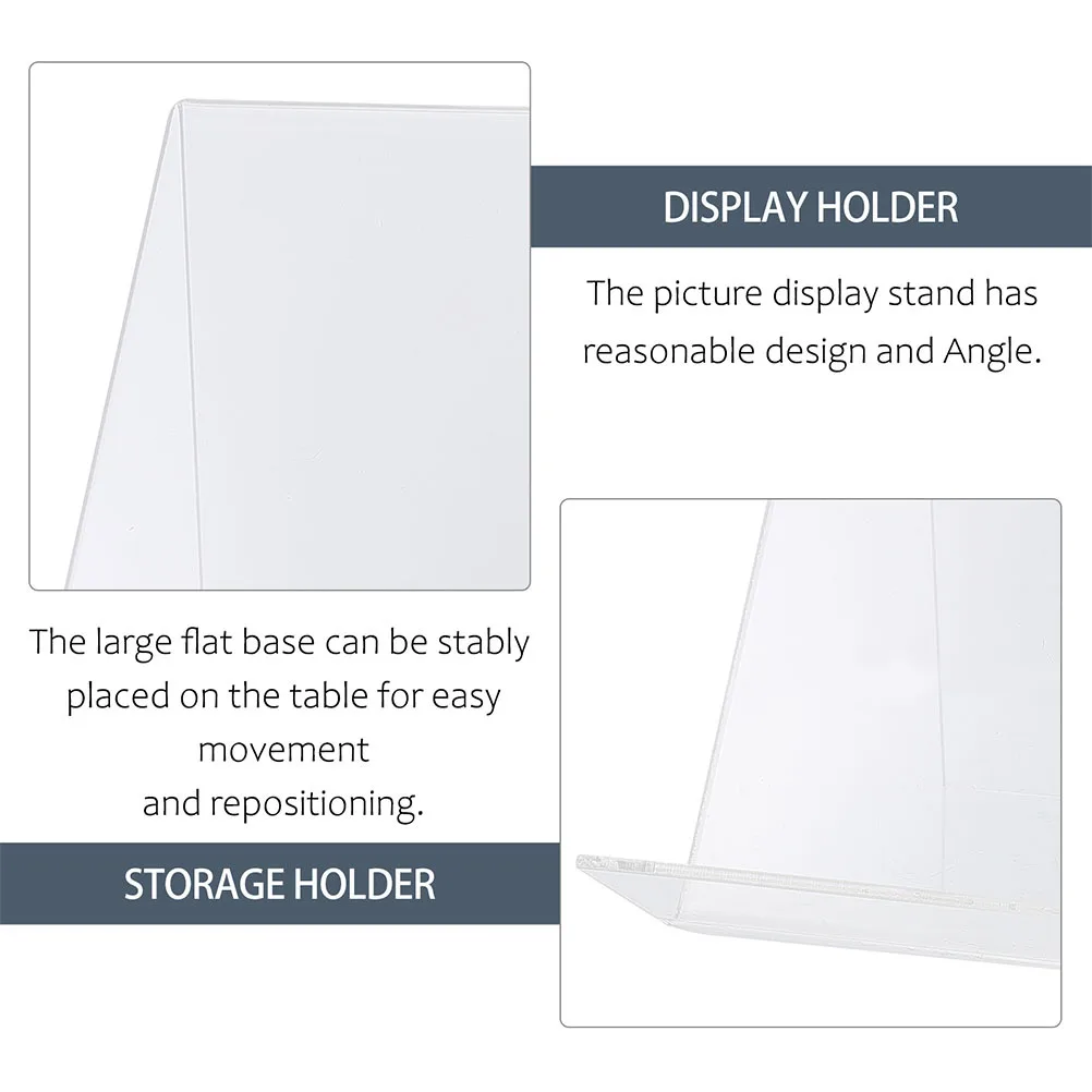 6Pcs Acrylic Display Racks Transparent Book Holders Slip Resistant Desktop Stands Files Oblique Display Brackets
6Pcs Acrylic Display Racks Transparent Book Holders Slip Resistant Desktop Stands Files Oblique Display Brackets