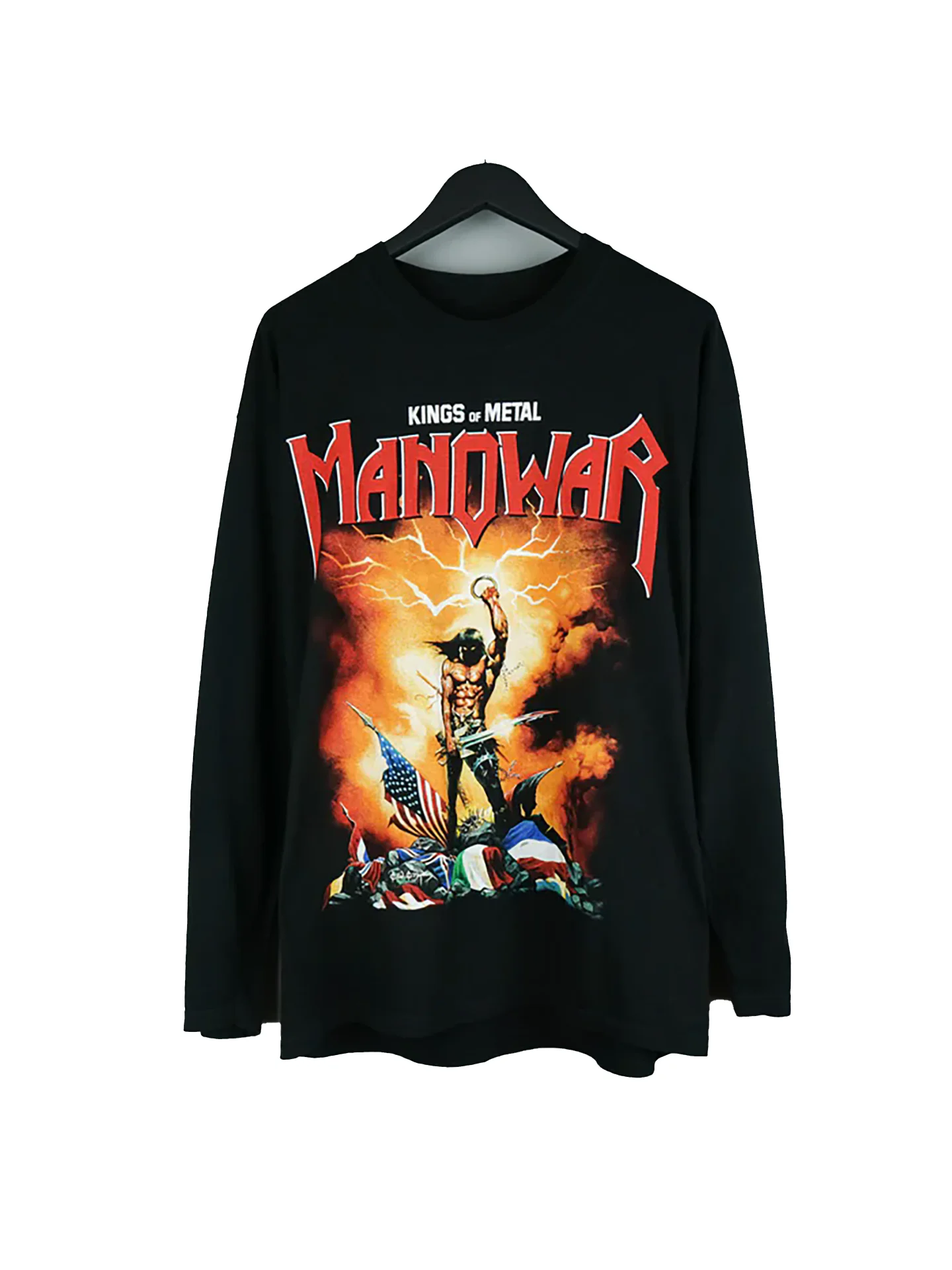 Manowar Heavy Metal Band Ro American Vintage Retro High Street Casual Loose Long Sve T-irt ex Cotton Breathable Sw...
Manowar Heavy Metal Band Ro American Vintage Retro High Street Casual Loose Long Sve T-irt ex Cotton Breathable Sw...