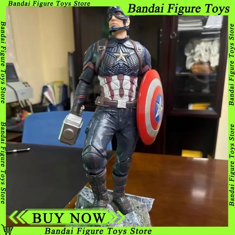40CM Giant Anime Captain America Action Figure Marvel Avengers Ornament Lifelike Collection Model Desktop Decor Ideal Boys Gifts
40CM Giant Anime Captain America Action Figure Marvel Avengers Ornament Lifelike Collection Model Desktop Decor Ideal Boys Gifts