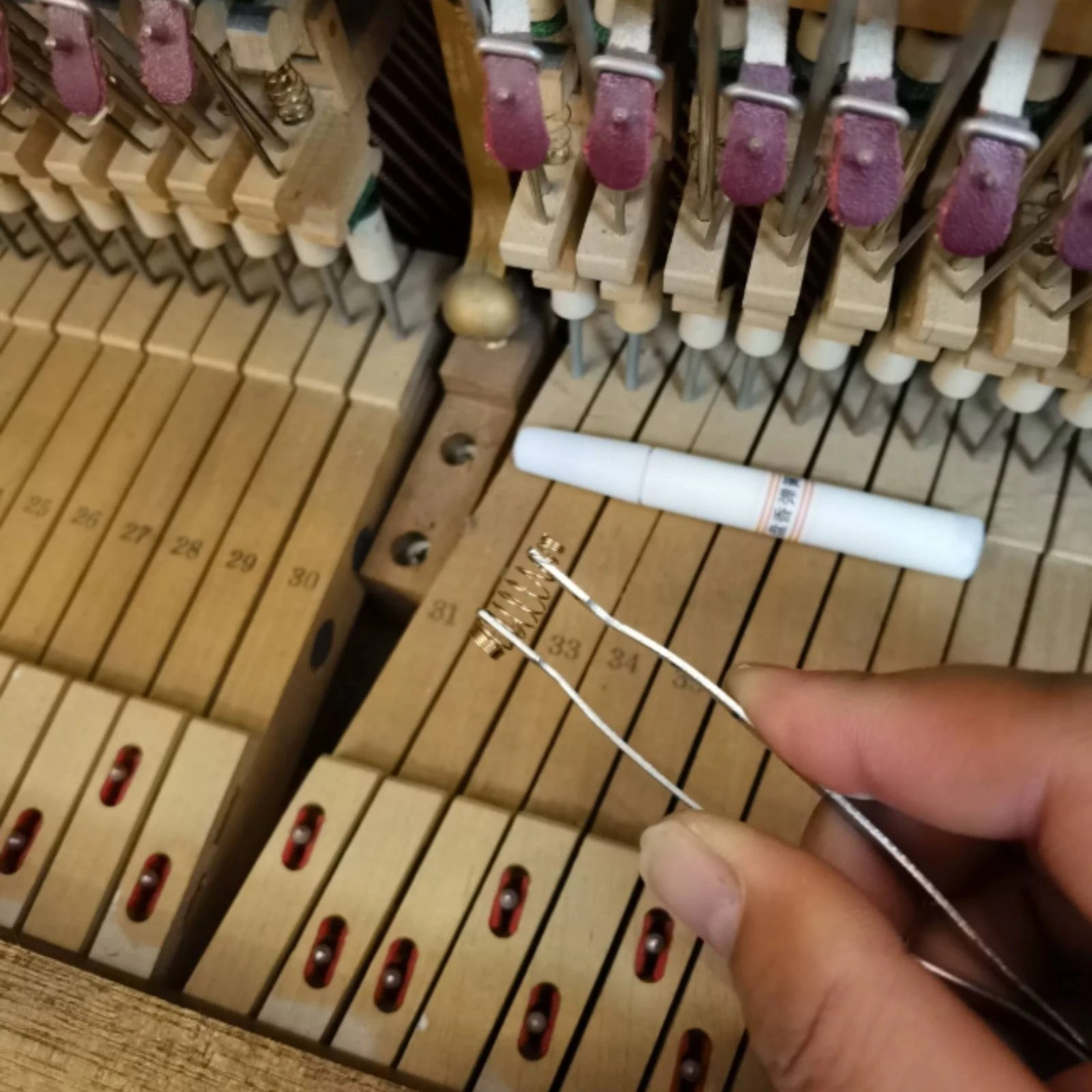 Piano Action Coil Set Maintenance Use Piano Tuning Coil Musical Instrument Parts High Elasticity Long-Lasting
Piano Action Coil Set Maintenance Use Piano Tuning Coil Musical Instrument Parts High Elasticity Long-Lasting