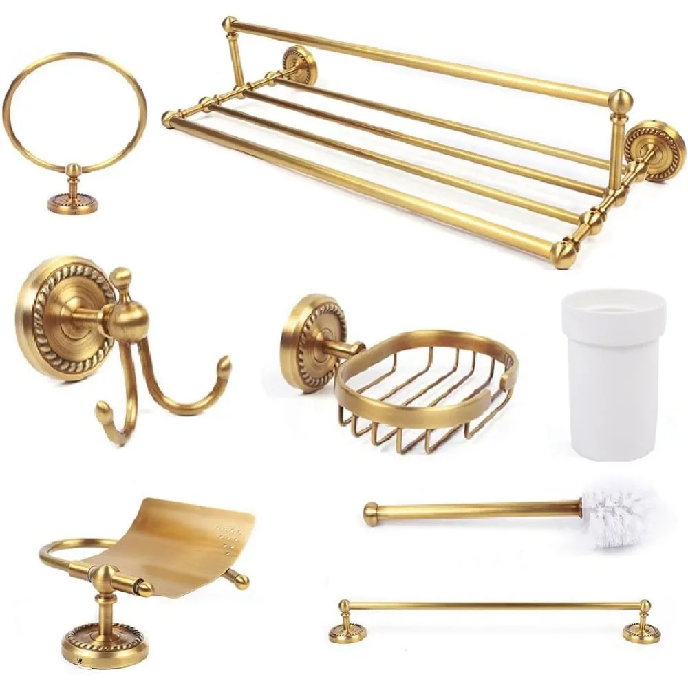 Bathroom Hardware Set, Wall Mount Towel Rack Kit for Family Needs, Includes Single Pole, Hand Towel Rack,Toilet Paper Holder,
Bathroom Hardware Set, Wall Mount Towel Rack Kit for Family Needs, Includes Single Pole, Hand Towel Rack,Toilet Paper Holder,