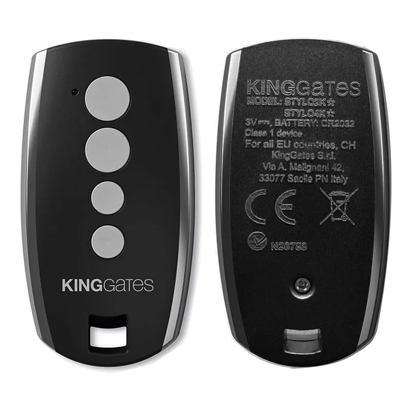 KING GATES STYLO4K STYLO2K STYLO 4K 2K Garage Door Remote Control / Garage Door Opener Electric Gate Control 433.92MHz