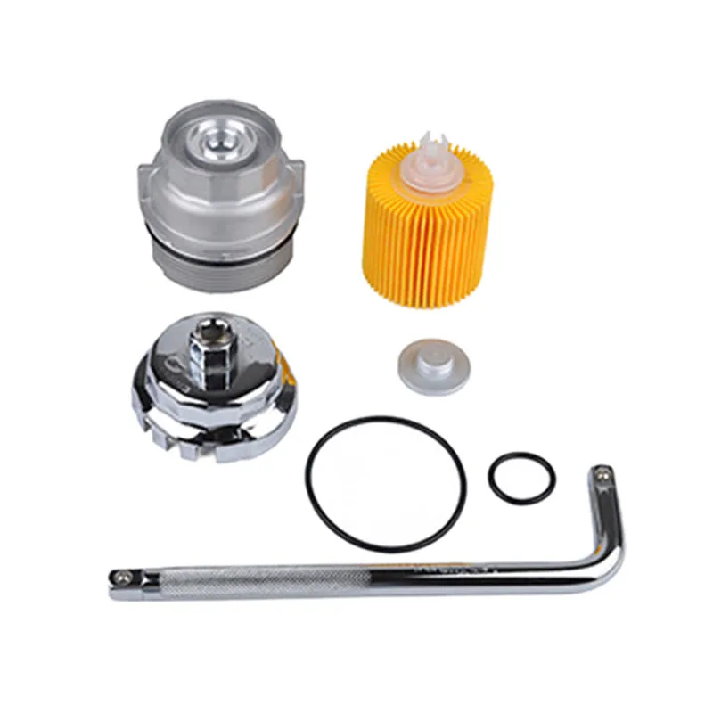 New Oil Filter and Filter Cover and Cap Type Oil Grid Wrench for Toyota Camry RAV4
New Oil Filter and Filter Cover and Cap Type Oil Grid Wrench for Toyota Camry RAV4