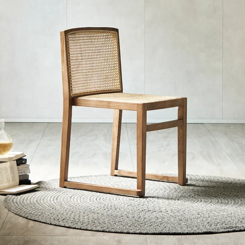 Solid wood Nordic simple back stool modern B&B rattan dining chair home bedroom office chair dining room overlapping chair
Solid wood Nordic simple back stool modern B&B rattan dining chair home bedroom office chair dining room overlapping chair