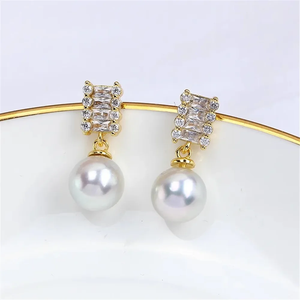 Gold Plated Pearl Earring Settings, DIY Jewelry Making Supplies, Blank Ear Stud Bases for Handmade Accessories, 1pair No Pearl
Gold Plated Pearl Earring Settings, DIY Jewelry Making Supplies, Blank Ear Stud Bases for Handmade Accessories, 1pair No Pearl
