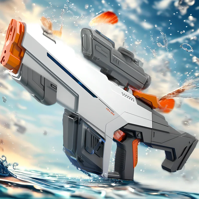 Electric Automatic Water Gun Toy High Speed Soaker Large Capacity Outdoor Beach Water Blaster Summer Splash Toys for Kids Adults
Electric Automatic Water Gun Toy High Speed Soaker Large Capacity Outdoor Beach Water Blaster Summer Splash Toys for Kids Adults