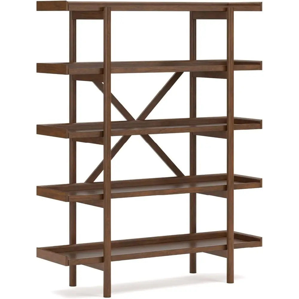 5-Tier 70 Century-Style Reclaimed Wood Etagere Bookcase in Light Brown
5-Tier 70 Century-Style Reclaimed Wood Etagere Bookcase in Light Brown