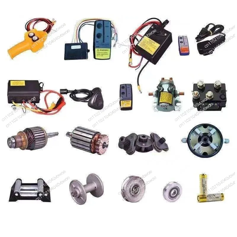 Electric winch accessories: car winch, wired remote control, wired handle, rope guide, off-road winch accessories
Electric winch accessories: car winch, wired remote control, wired handle, rope guide, off-road winch accessories
