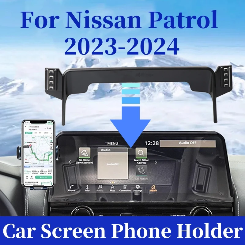 For Nissan Patrol 2023-2024 Mobile Support Car Phone Holder Wireless Charger Gravity Strong For Car Auto Interior Accessories
For Nissan Patrol 2023-2024 Mobile Support Car Phone Holder Wireless Charger Gravity Strong For Car Auto Interior Accessories