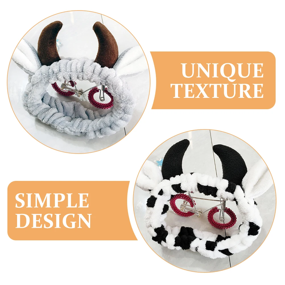 2Pcs Cow Headbands Women Flannel Spa Hairbands Adjustable Elastic Face Washing Skincare Make Make Up Hair Headbands Up Facial
2Pcs Cow Headbands Women Flannel Spa Hairbands Adjustable Elastic Face Washing Skincare Make Make Up Hair Headbands Up Facial