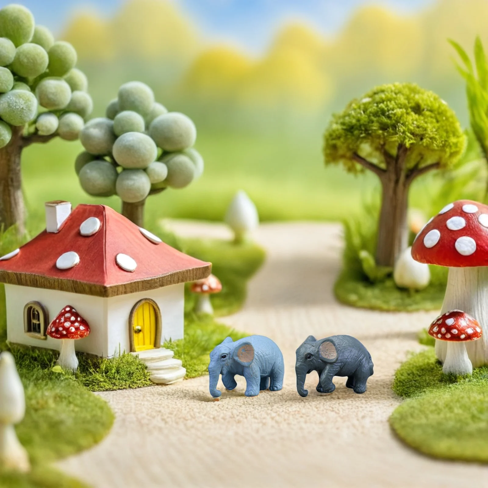 10Pcs Mini Elephant Decor PVC Waterproof Small Plastic Animals Micro Landscape Garden Decoration Elephant Cake Topper Home
10Pcs Mini Elephant Decor PVC Waterproof Small Plastic Animals Micro Landscape Garden Decoration Elephant Cake Topper Home