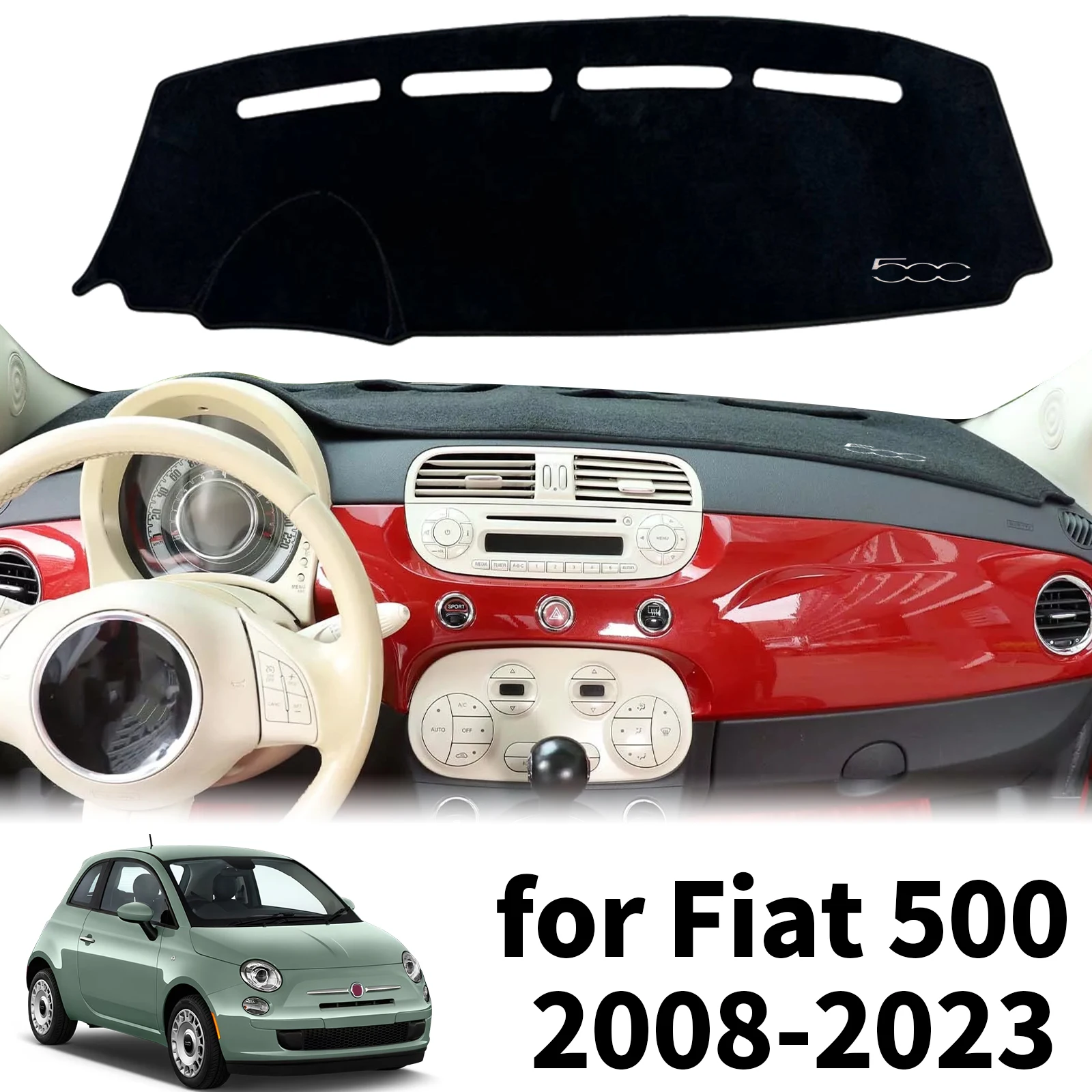 Подходит для 2008 2009 2010 2011 2012-2023 Fiat 500 Dashmat, чехол для приборной панели, защитный ковер, автомобильные аксессуары, солнцезащитный козырек DashMat
Подходит для 2008 2009 2010 2011 2012-2023 Fiat 500 Dashmat, чехол для приборной панели, защитный ковер, автомобильные аксессуары, солнцезащитный козырек DashMat