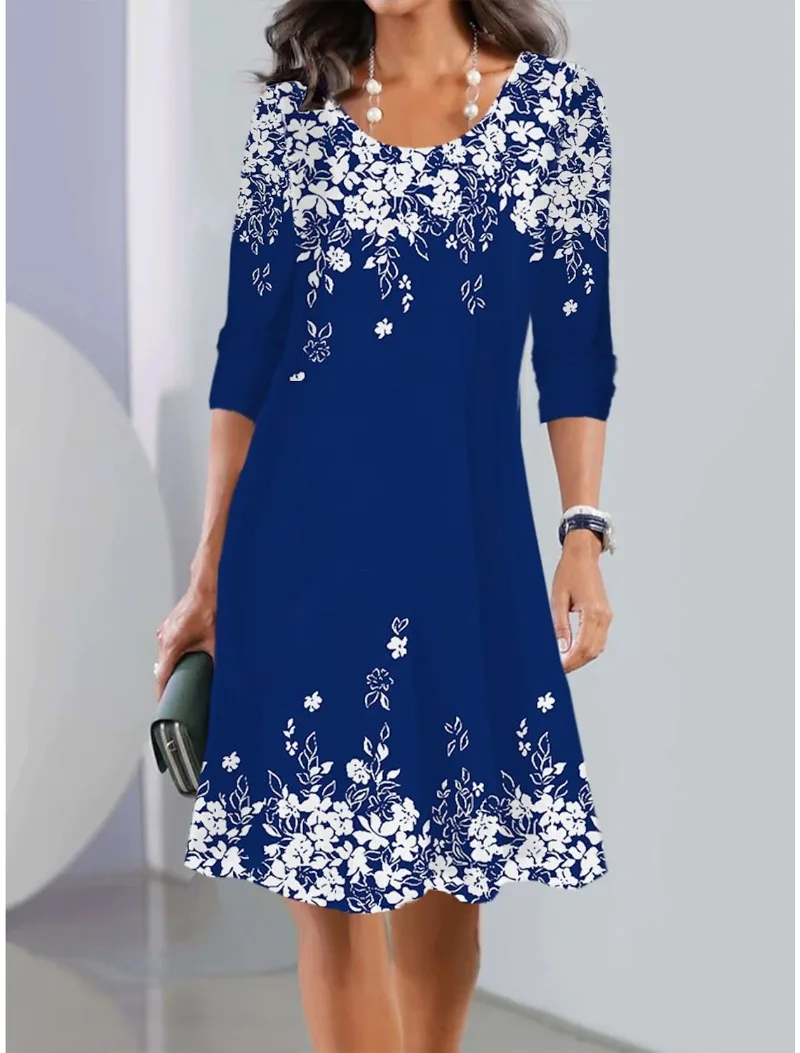 Simple Printed Women's Midi Dresses 2024 Summer Long Sleeve Casual Female Beach Party Skirt Y2k Sexy Ladies Knee-length Dresses
Simple Printed Women's Midi Dresses 2024 Summer Long Sleeve Casual Female Beach Party Skirt Y2k Sexy Ladies Knee-length Dresses