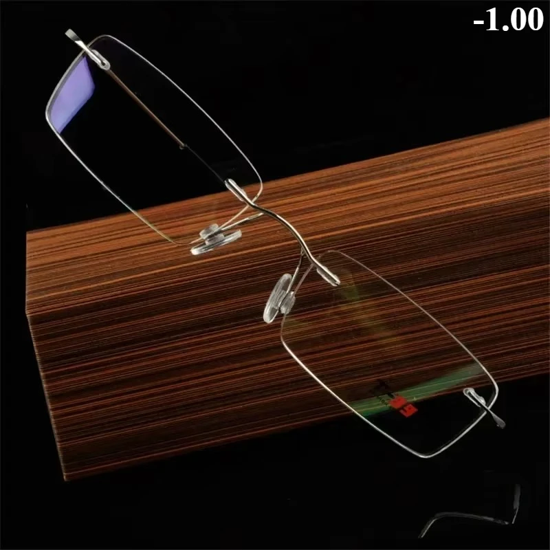 Myopia Glasses -75-100-150-200-250-275-300-350-400-500 Optical Prescription Glasses Rimless Ultra-light Men Women Models Glasses
Myopia Glasses -75-100-150-200-250-275-300-350-400-500 Optical Prescription Glasses Rimless Ultra-light Men Women Models Glasses