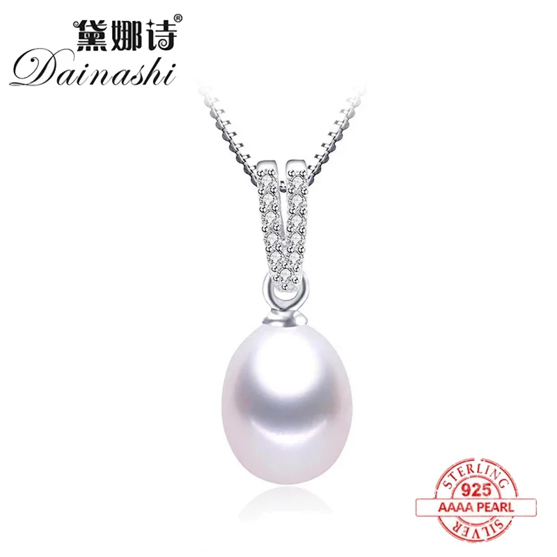 AAA Zircon 100% Natural Freshwater Pearl Pendants For Women Elegant Silver 925 Necklace 45cm Fine Jewelry(No Chain)
AAA Zircon 100% Natural Freshwater Pearl Pendants For Women Elegant Silver 925 Necklace 45cm Fine Jewelry(No Chain)