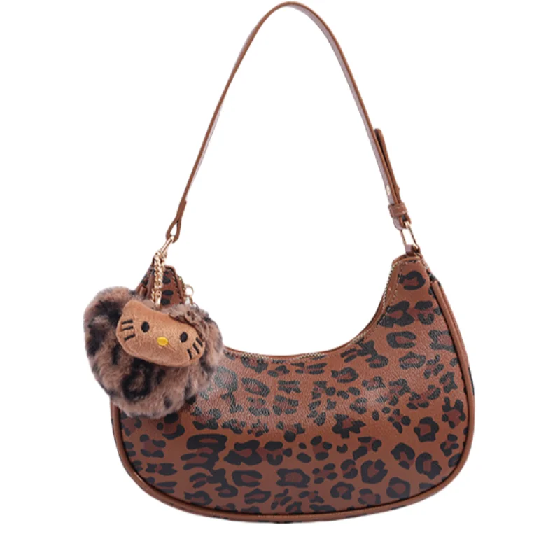 Sanrio Hello Kitty Leopard Print Handbag Vintage Khaki Shoulder Bags For Women Y2K Hot Girl Handbag Trend Tote Bag Gift
Sanrio Hello Kitty Leopard Print Handbag Vintage Khaki Shoulder Bags For Women Y2K Hot Girl Handbag Trend Tote Bag Gift