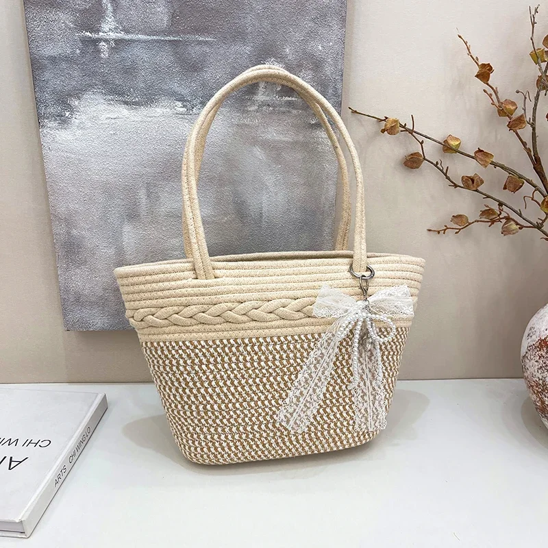 Сумки на плечо большой вместимости, плетение из соломы, новинка 2025, модные сумки для женщин, мягкие универсальные популярные молодежные женские сумки
Сумки на плечо большой вместимости, плетение из соломы, новинка 2025, модные сумки для женщин, мягкие универсальные популярные молодежные женские сумки