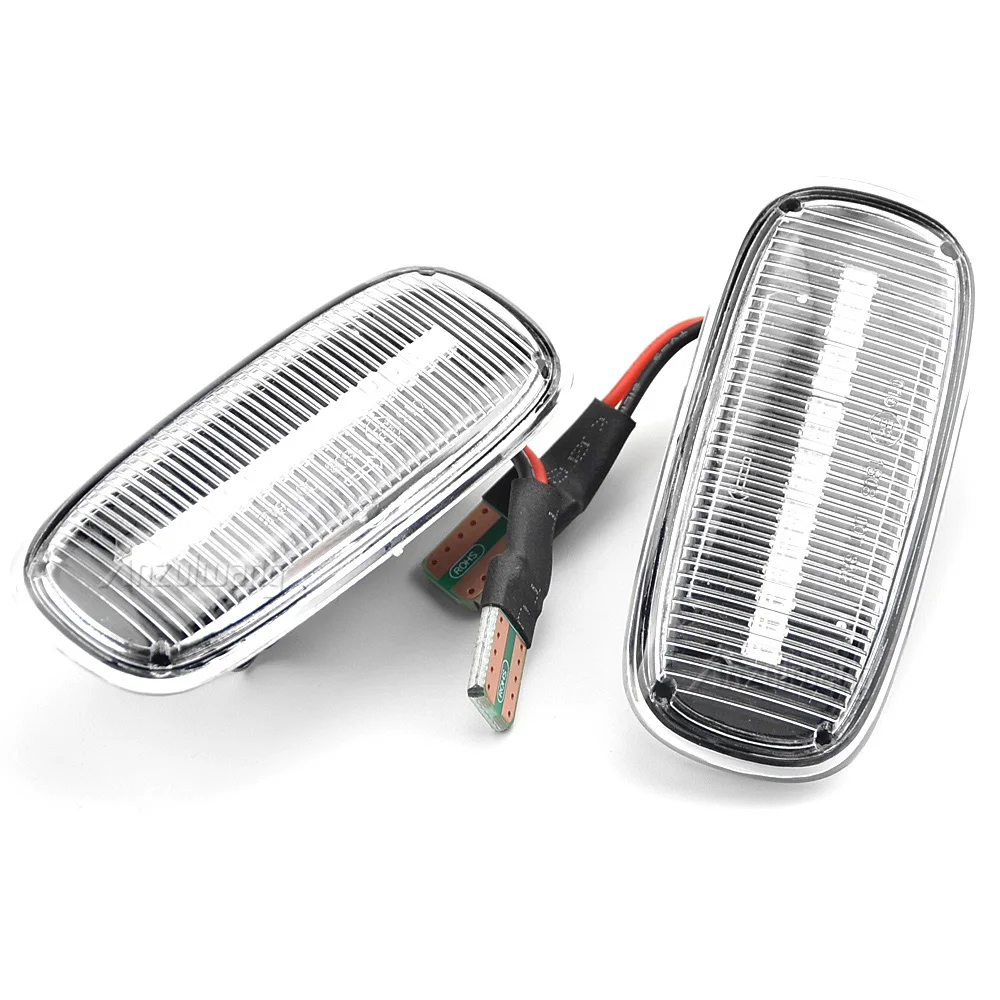 Clear & Smoked Lens LED Side Marker Lamp Fender Turn Signal Dynamic Amber Lights For Audi A3 S3 8L 2000-2003 D2 1999-2002
Clear & Smoked Lens LED Side Marker Lamp Fender Turn Signal Dynamic Amber Lights For Audi A3 S3 8L 2000-2003 D2 1999-2002