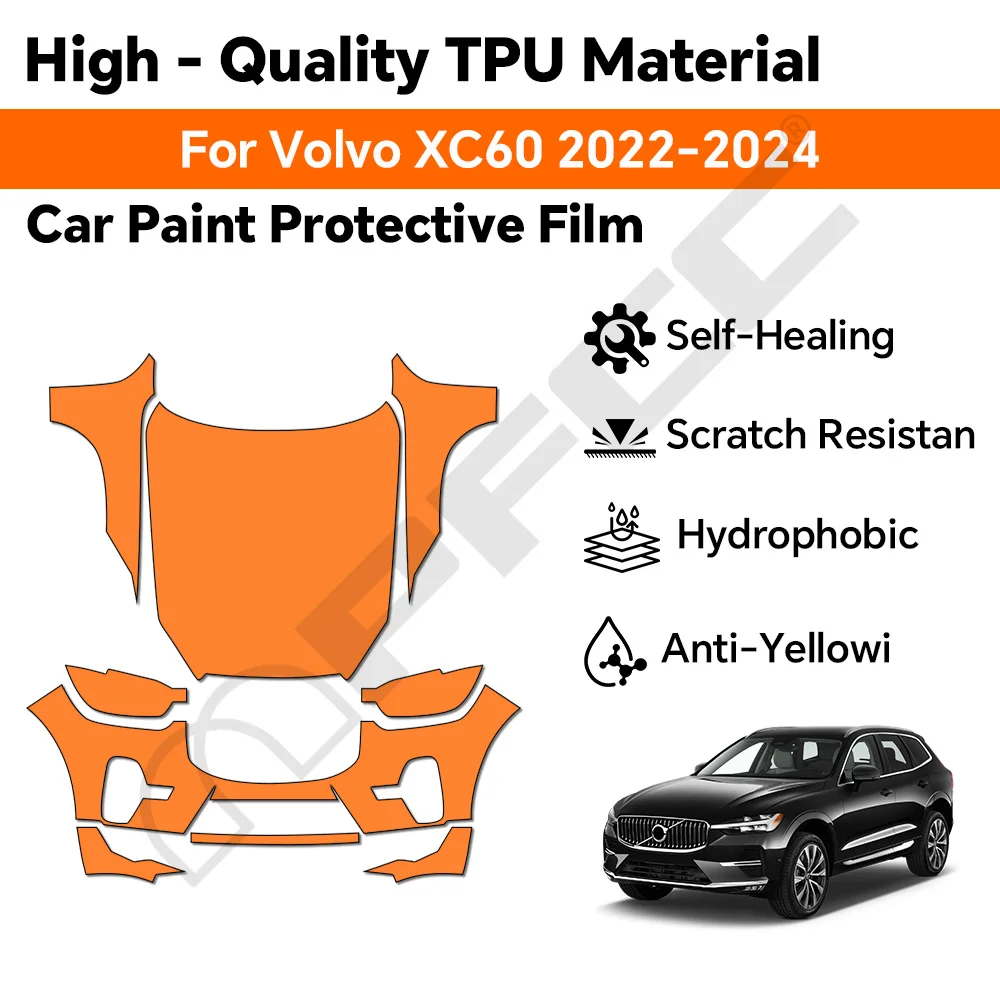 9MIL PPF tpu XC60 Inscription R Design 2022-2024 Pre-cut Bra 8.5Mil TPU Paint Protection Film Car Body Clear Anti-scratch Kit
9MIL PPF tpu XC60 Inscription R Design 2022-2024 Pre-cut Bra 8.5Mil TPU Paint Protection Film Car Body Clear Anti-scratch Kit