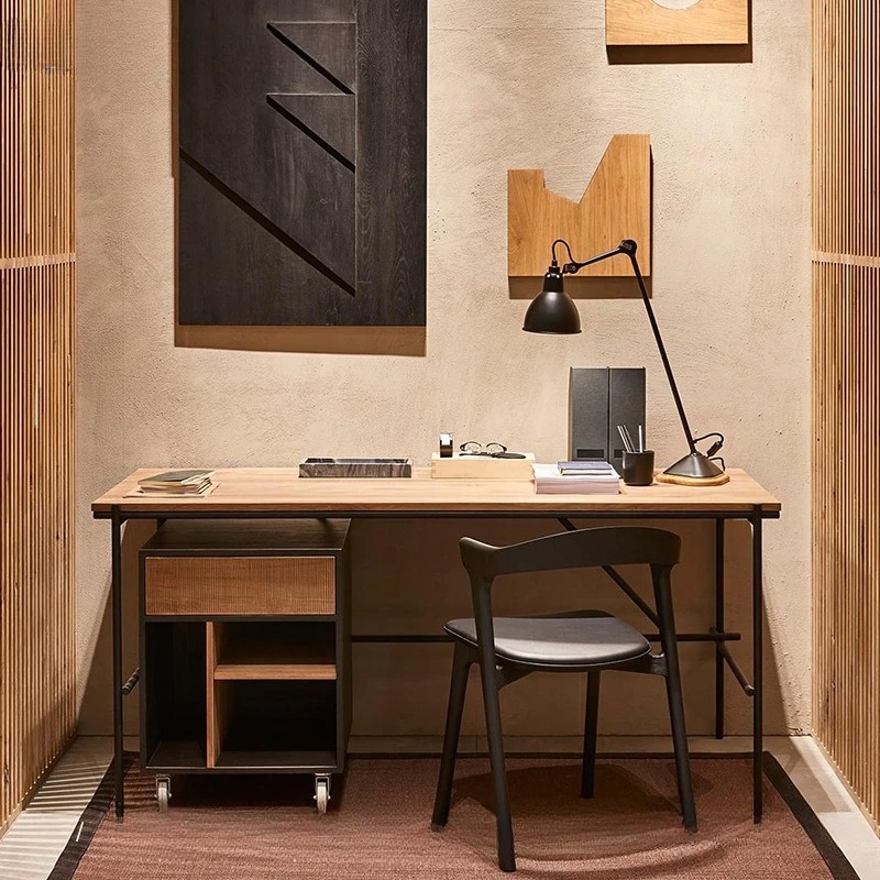 Imported furniture/Nordic expression/solid wood desk teak computer table Italian desk long workbench desk
Imported furniture/Nordic expression/solid wood desk teak computer table Italian desk long workbench desk