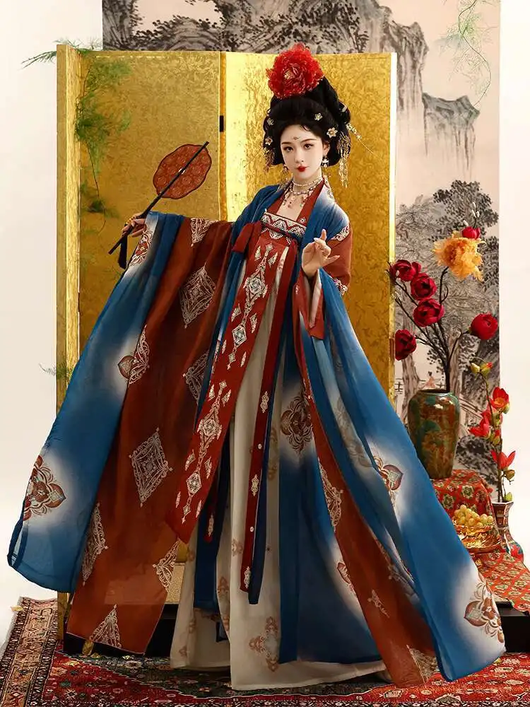 Система Тан, реставрация талантов Hanfu, женская модная рубашка с большими рукавами, уровень груди, тонкий карнавал, Хэллоуин, Cosplay
Система Тан, реставрация талантов Hanfu, женская модная рубашка с большими рукавами, уровень груди, тонкий карнавал, Хэллоуин, Cosplay