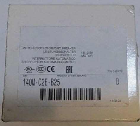 Brand New Original 140M-C2E-B25/C2E-B63/C2E-C10/C2E-C16/C2E-C20 140MT-C3E-B40 Fast Delivey
Brand New Original 140M-C2E-B25/C2E-B63/C2E-C10/C2E-C16/C2E-C20 140MT-C3E-B40 Fast Delivey