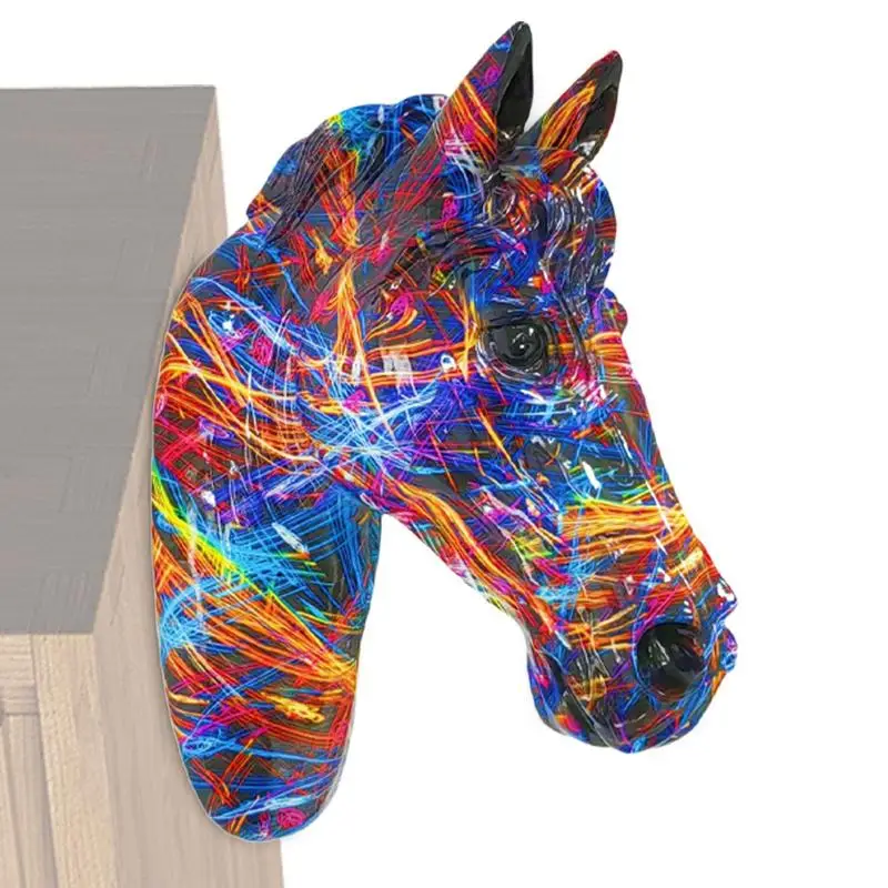 Creative Resin Colorful Horse Head Wall Hangable Ornaments Living Room Bedroom Wall Animal Statue Horse Head Wall Ornament
Creative Resin Colorful Horse Head Wall Hangable Ornaments Living Room Bedroom Wall Animal Statue Horse Head Wall Ornament