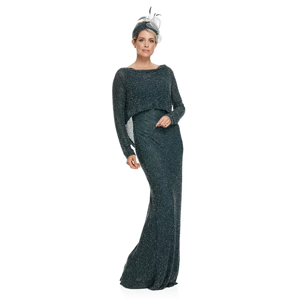 2024 New Modest Jewel Long Sleeve Backess Mother Of The Bride Dress With Jacket Tulle Mother Dress(Headless accessories)
2024 New Modest Jewel Long Sleeve Backess Mother Of The Bride Dress With Jacket Tulle Mother Dress(Headless accessories)