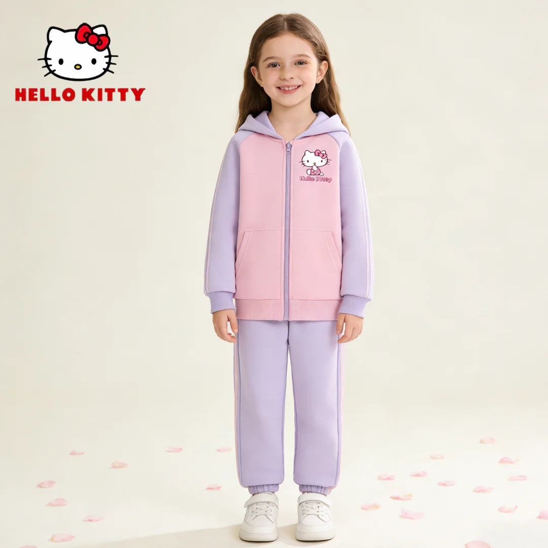 Детский удобный дышащий комплект спортивной одежды с капюшоном Hello Kitty для отдыха, весенне-осенний классический игривый милый спортивный костюм с героями мультфильмов
Детский удобный дышащий комплект спортивной одежды с капюшоном Hello Kitty для отдыха, весенне-осенний классический игривый милый спортивный костюм с героями мультфильмов