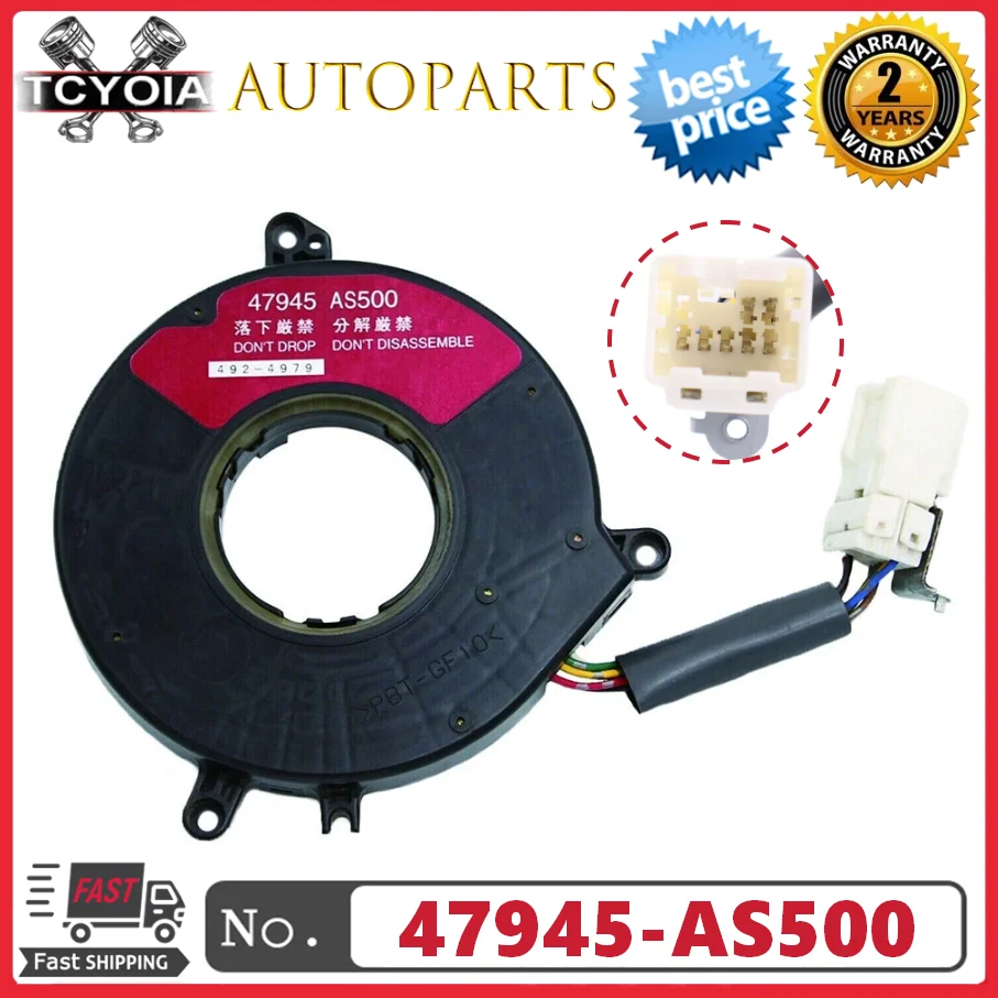 Brand New High Quality Steering Angle Sensor 47945-AS500 For Nissan Armada Frontier Titan Xterra Infiniti M45 Q45 QX56
Brand New High Quality Steering Angle Sensor 47945-AS500 For Nissan Armada Frontier Titan Xterra Infiniti M45 Q45 QX56