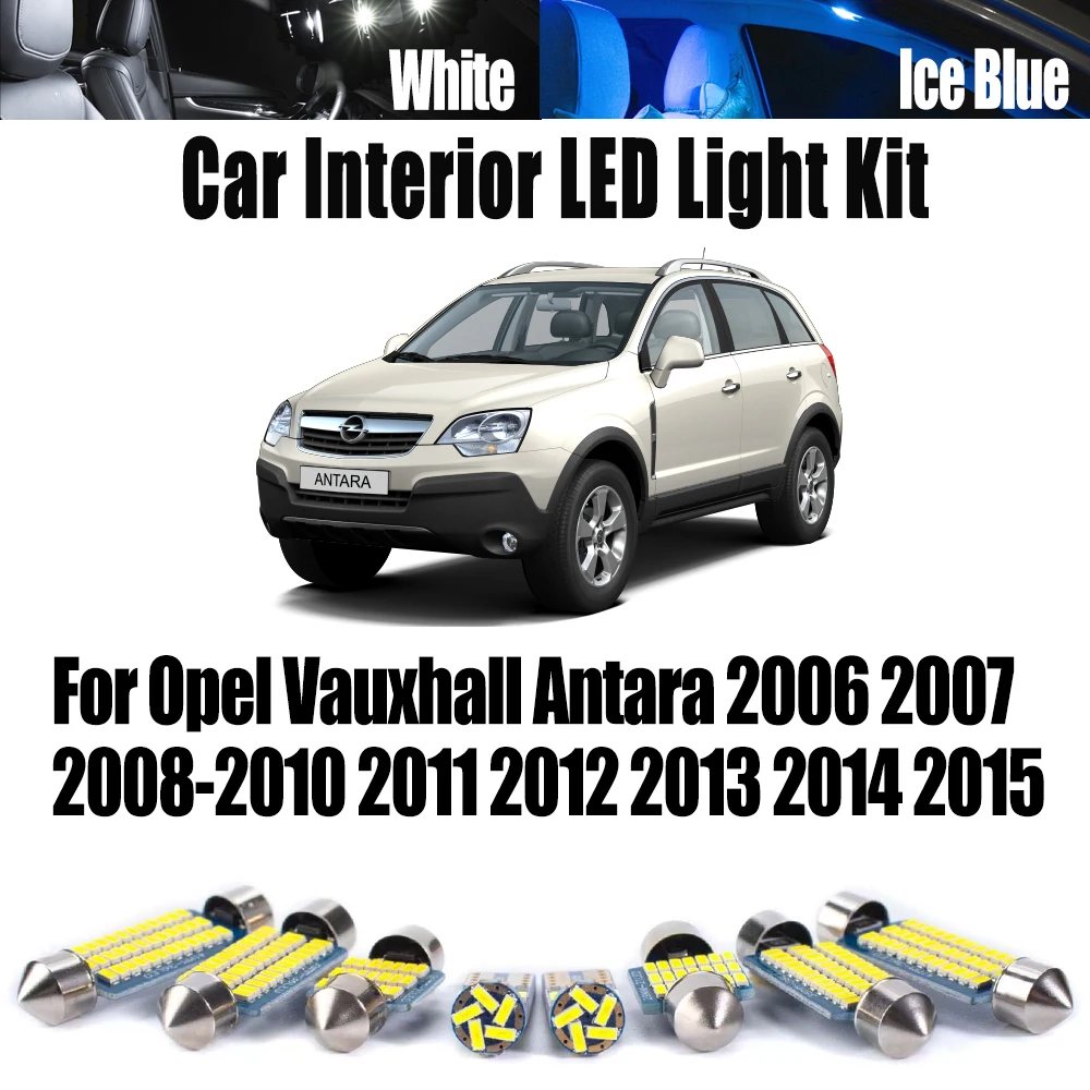 15Pcs Canbus LED Interior Light Kit For Opel Vauxhall Antara 2006 2007 2008 2009 2010 2011 2012 2013 2014 2015 Car Ceiling Bulbs
15Pcs Canbus LED Interior Light Kit For Opel Vauxhall Antara 2006 2007 2008 2009 2010 2011 2012 2013 2014 2015 Car Ceiling Bulbs