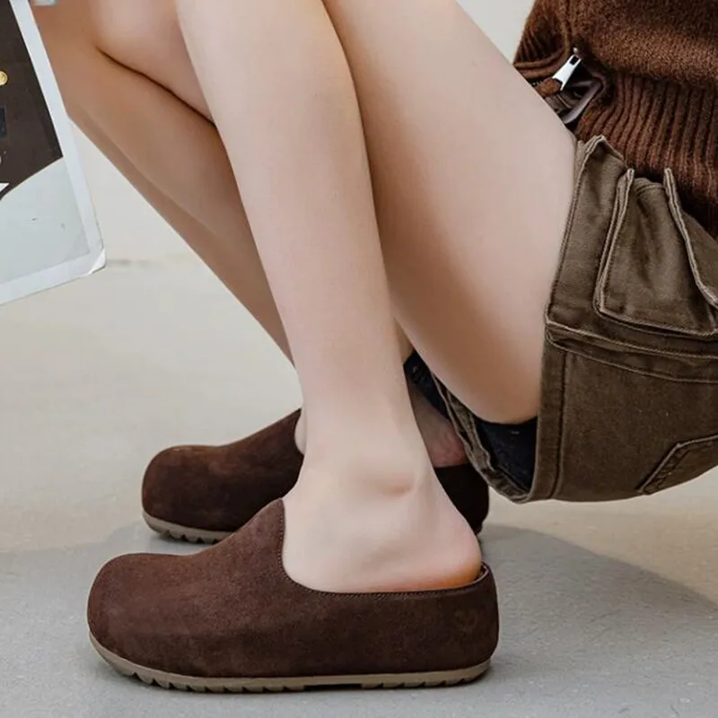 Fashion 6cm Anti Slip Leather Clogs Cork Footbed Sandals Comfort Mules with Arch Support Slip on Slippers Casual House Slippers
Fashion 6cm Anti Slip Leather Clogs Cork Footbed Sandals Comfort Mules with Arch Support Slip on Slippers Casual House Slippers