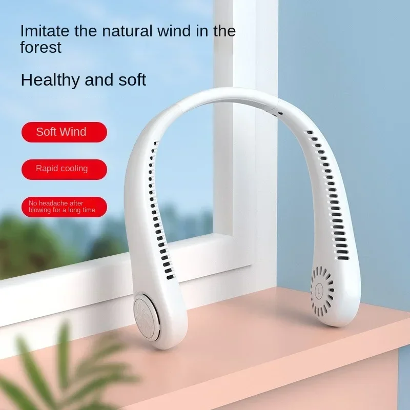 New Leaf Less Neck Hanging Small Fan USB Charging Outdoor Portable Portable Sports Neck Hanging Fan Essential for Lazy People
New Leaf Less Neck Hanging Small Fan USB Charging Outdoor Portable Portable Sports Neck Hanging Fan Essential for Lazy People