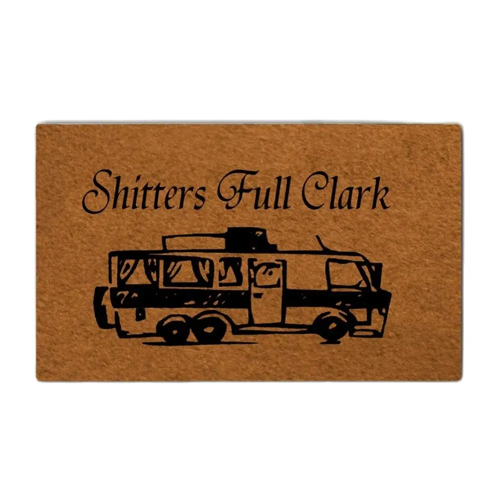 Shitters Full Clark Doormat Outdoor Entrance Porch Patio Floor Christmas Halloween Holiday Rug Decor Home Door Mat
Shitters Full Clark Doormat Outdoor Entrance Porch Patio Floor Christmas Halloween Holiday Rug Decor Home Door Mat