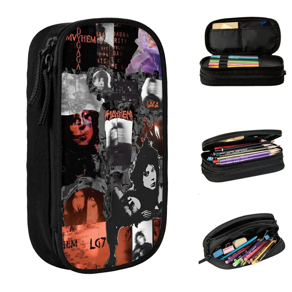 Fashion Lady Gaga Mayhem 2025 Album Pencil Cases Pencil Box Pen Kids Large Storage Pencil Bags Students School Gift Stationery
Fashion Lady Gaga Mayhem 2025 Album Pencil Cases Pencil Box Pen Kids Large Storage Pencil Bags Students School Gift Stationery
