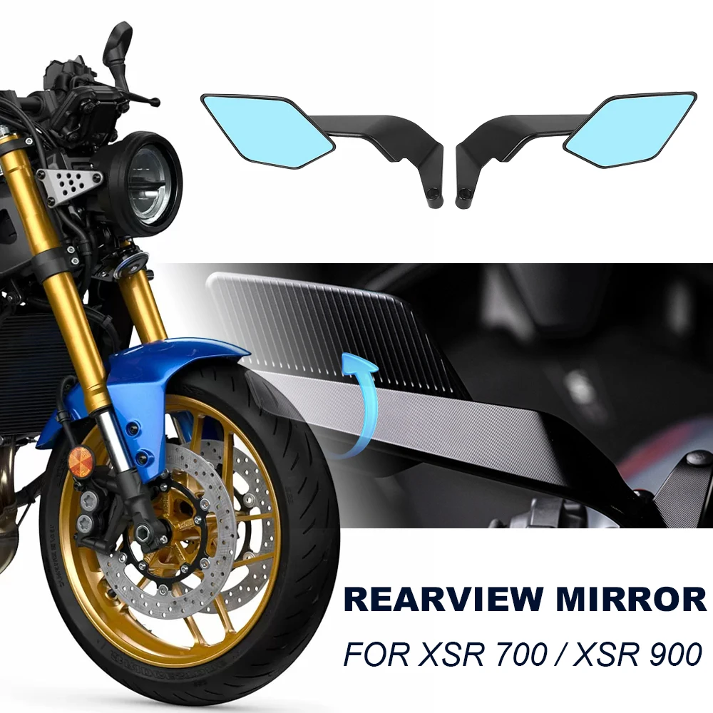 Black Motorcycle Accessories Mirror Stealth Max Rearview Mirror For YAMAHA XSR 900 XSR900 XSR 700 XSR700 2021-2025
Black Motorcycle Accessories Mirror Stealth Max Rearview Mirror For YAMAHA XSR 900 XSR900 XSR 700 XSR700 2021-2025