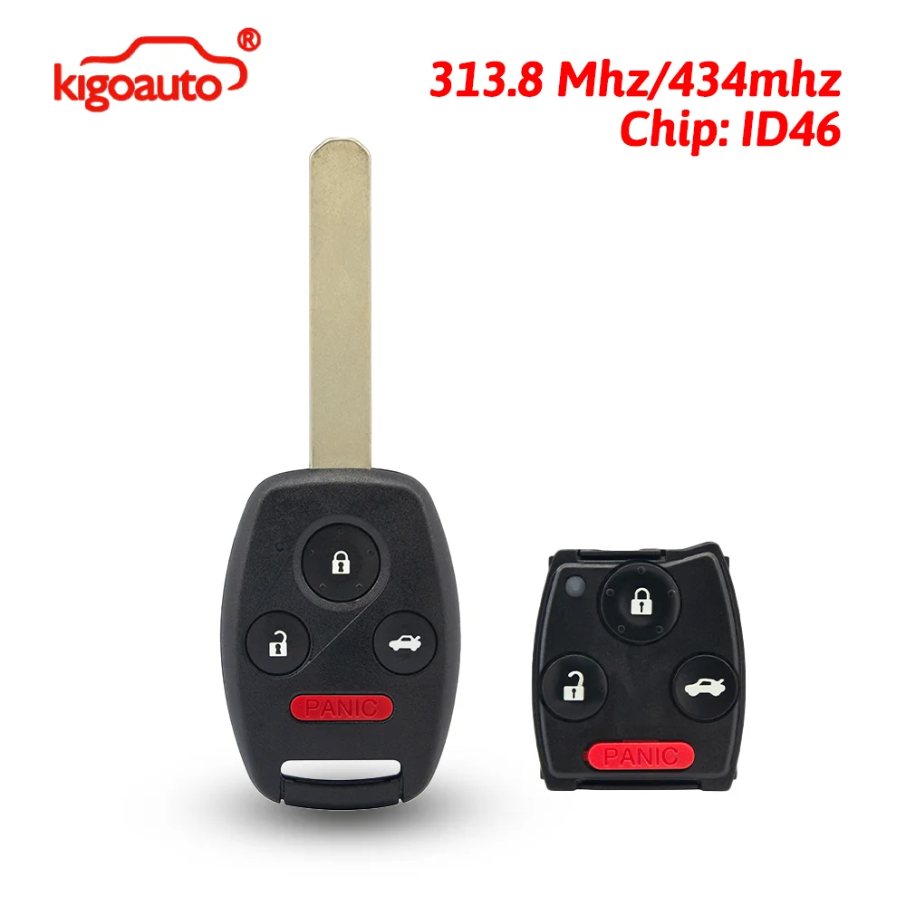 kigoauto For Honda Civic Accord Fit Pilot Remote Key 2/3/4 Button 313.8MHz FCC ID46 Chip
kigoauto For Honda Civic Accord Fit Pilot Remote Key 2/3/4 Button 313.8MHz FCC ID46 Chip