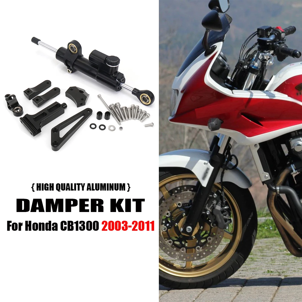 New Motorcycle CNC Steering Damper Bracket Mounting Kit For HONDA CB1300 CB 1300 2003 2004 2005 2006 2007 2008 2009 2020 2011
New Motorcycle CNC Steering Damper Bracket Mounting Kit For HONDA CB1300 CB 1300 2003 2004 2005 2006 2007 2008 2009 2020 2011