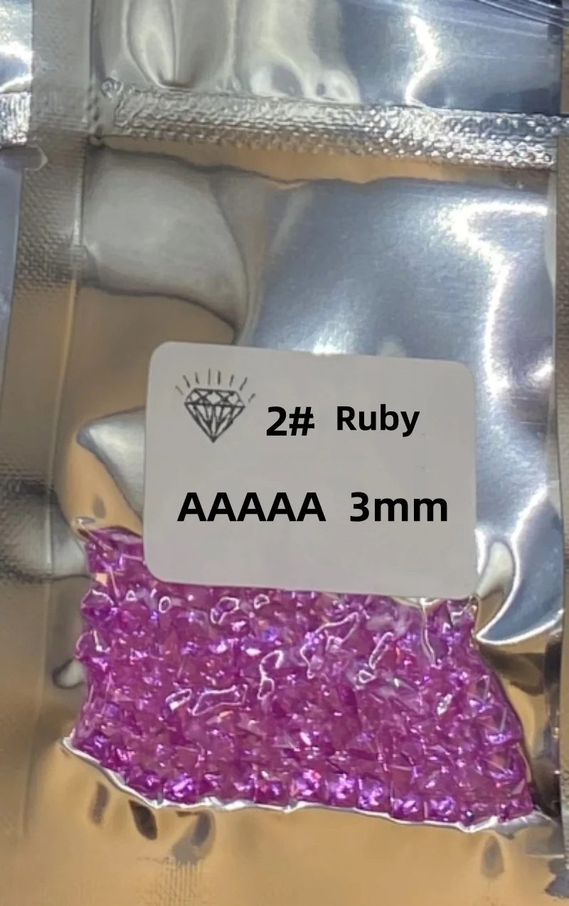 500pcs/bag 2# Pink Corundum Small Size 1.0~3.0mm Round Brilliant Cut Synthetic Corundum Ruby Loose Stones For Jewelry DIY Making
500pcs/bag 2# Pink Corundum Small Size 1.0~3.0mm Round Brilliant Cut Synthetic Corundum Ruby Loose Stones For Jewelry DIY Making