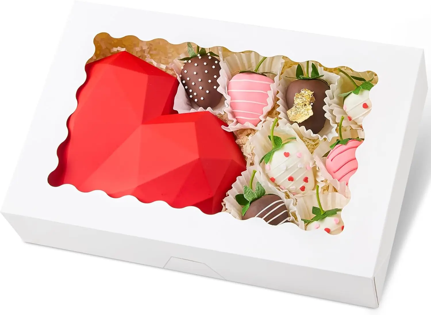 20 Bakery Boxes with Window, 12 x 8 x 2.5 Inches Auto-Popup Pastry Boxes for Cookies, Muffins, Donuts
20 Bakery Boxes with Window, 12 x 8 x 2.5 Inches Auto-Popup Pastry Boxes for Cookies, Muffins, Donuts